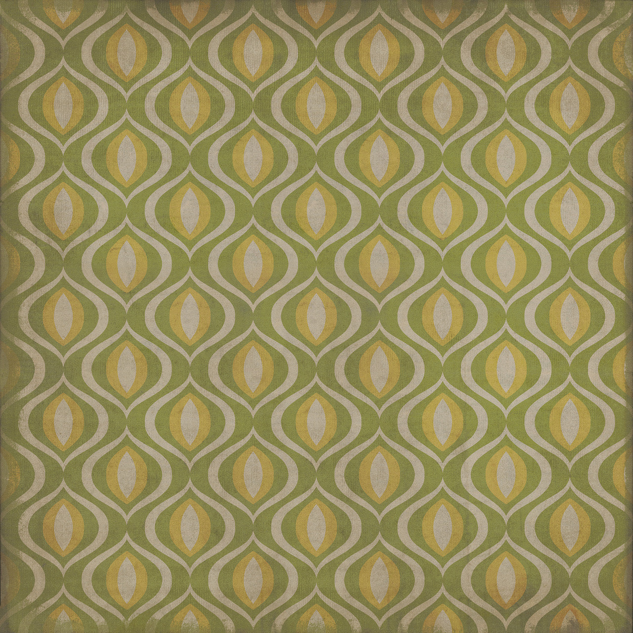 Classic Pattern 15 Eye of Newt - vinyl floor cloth sizes 60x60, 72x72
