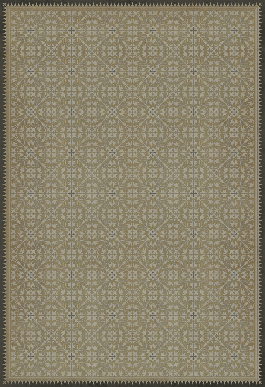 Classic Pattern 21 Dinah - vinyl floor cloth sizes 96x140, 120x175