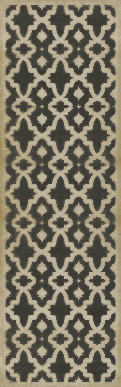 Classic Pattern 31 A Murder of Crows - vinyl floor cloth sizes 26x83, 36x115