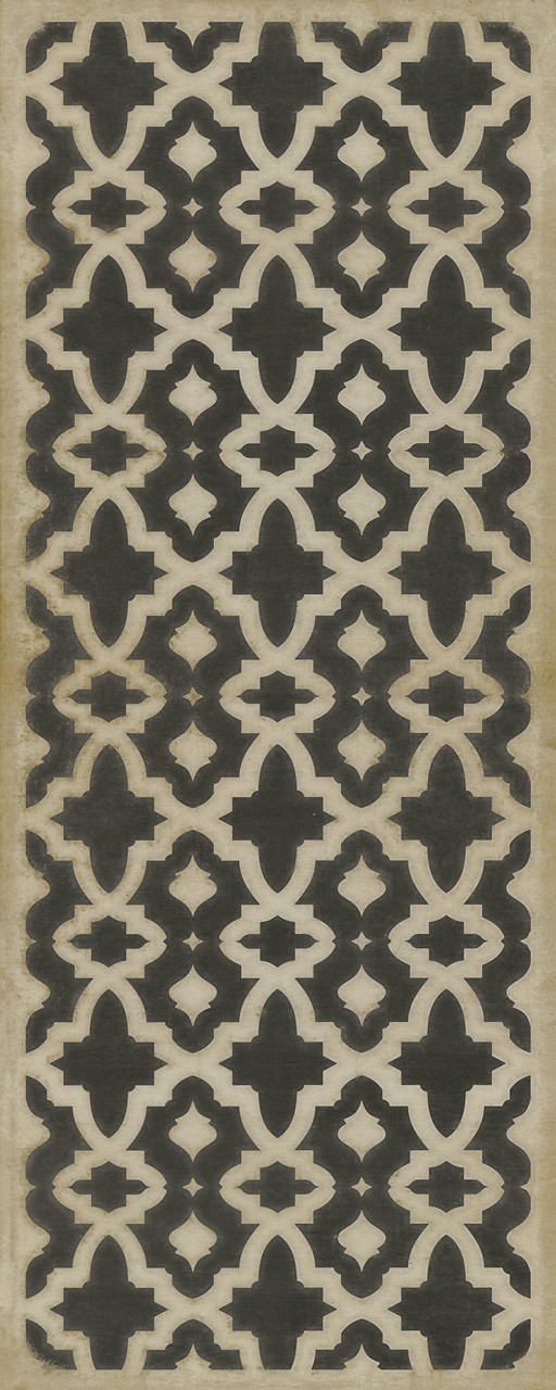 Classic Pattern 31 A Murder of Crows - vinyl floor cloth sizes 30x75, 36x90