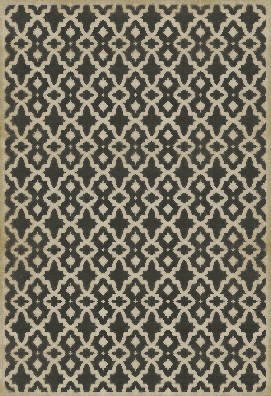 Classic Pattern 31 A Murder of Crows - vinyl floor cloth sizes 96x140, 120x175