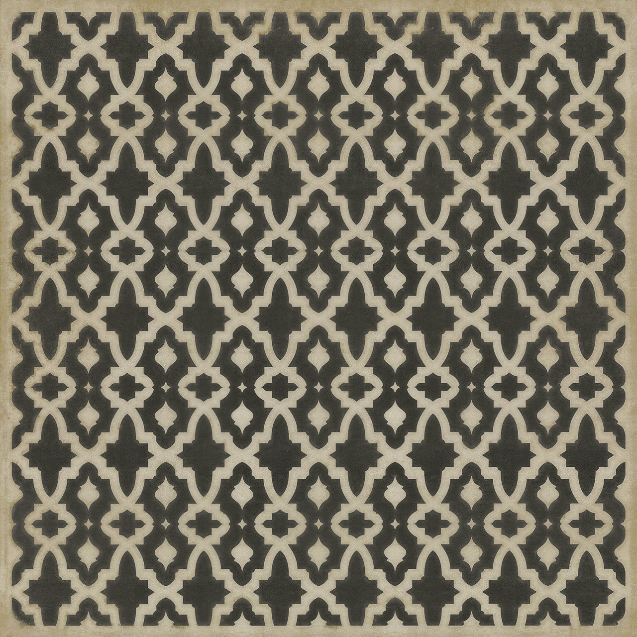 Classic Pattern 31 A Murder of Crows - vinyl floor cloth sizes 60x60, 72x72