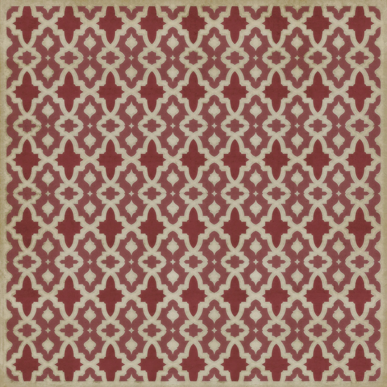 Classic Pattern 31 Once Upon a Time - vinyl floor cloth sizes 84x84, 96x96, 120x120