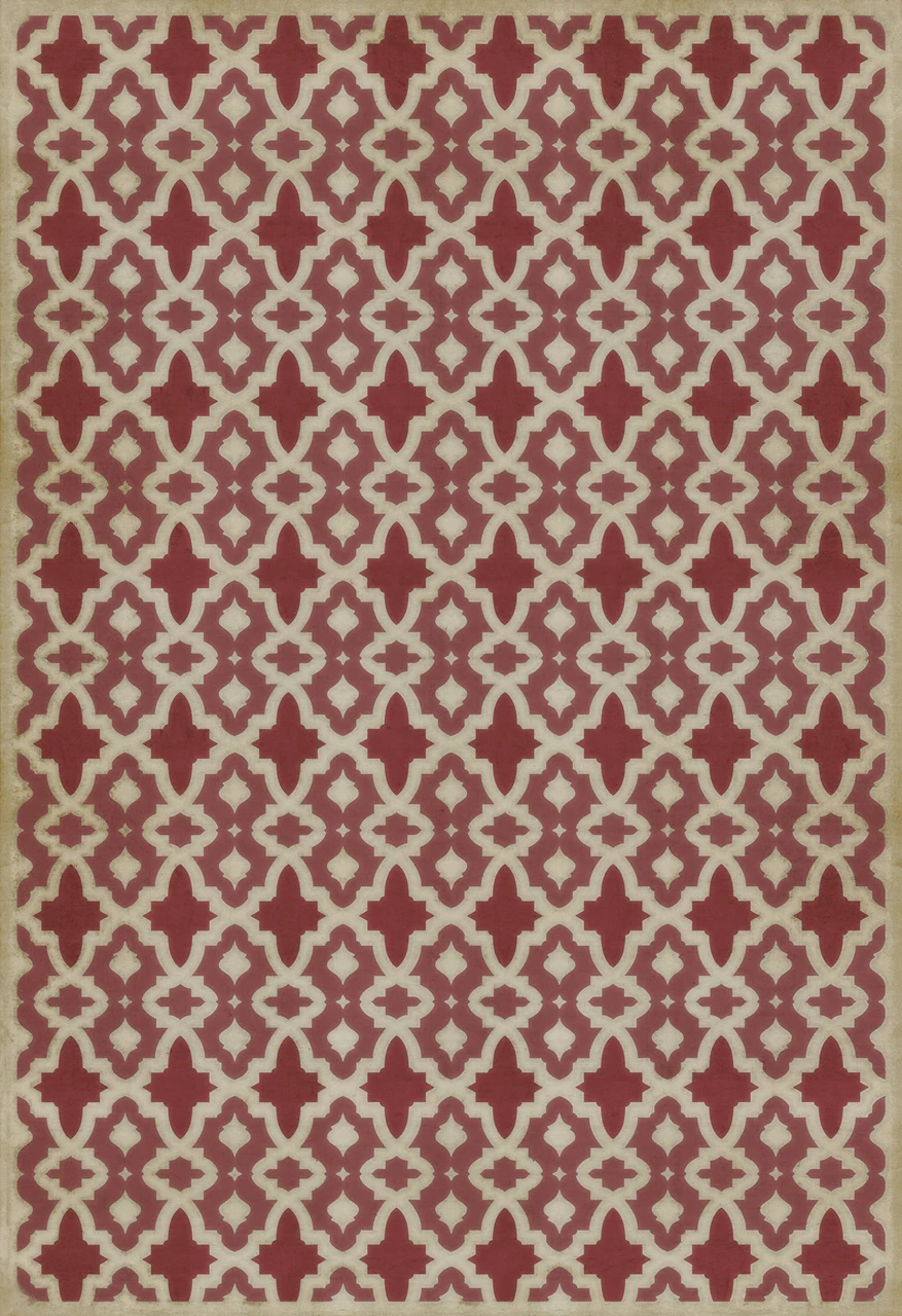 Classic Pattern 31 Once Upon a Time - vinyl floor cloth sizes 96x140, 120x175