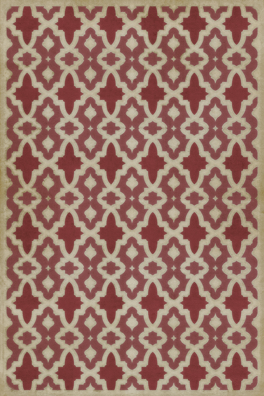 Classic Pattern 31 Once Upon a Time - vinyl floor cloth sizes 20x30, 24x36, 30x44, 38x56, 52x76, 70x102