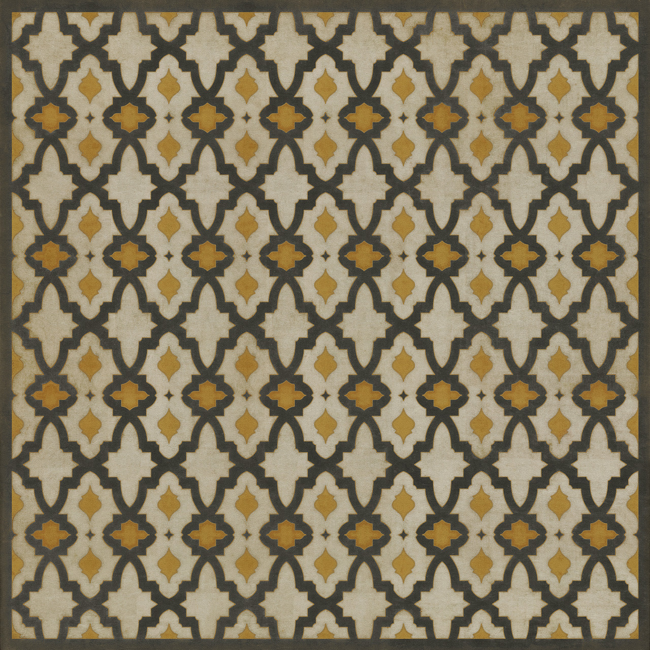 Classic Pattern 31 Rajha - vinyl floor cloth sizes 60x60, 72x72