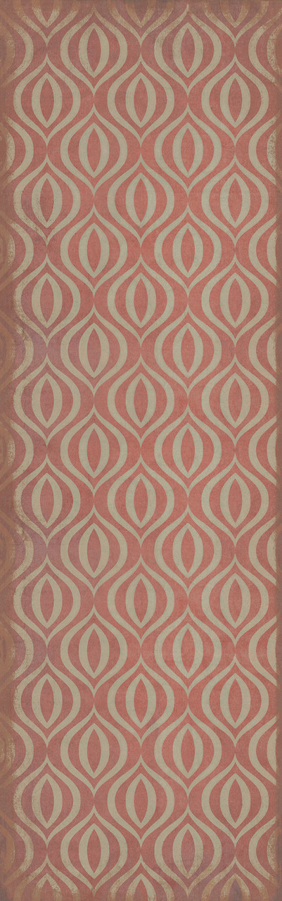 Classic Pattern 15 Genie - vinyl floor cloth sizes 24x77, 30x96, 26x83, 36x115