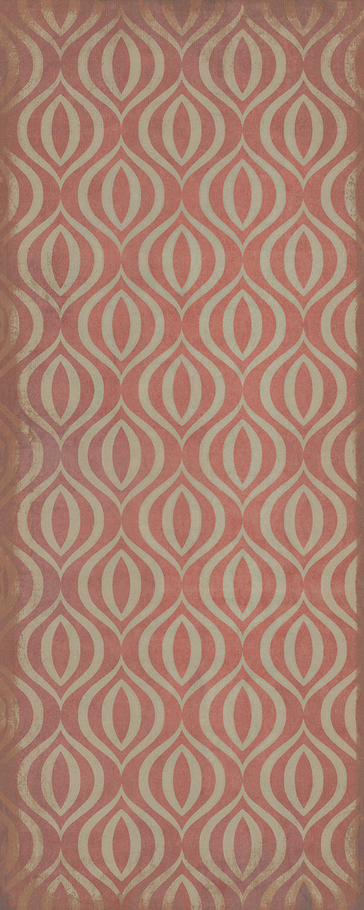 Classic Pattern 15 Genie - vinyl floor cloth sizes 30x75, 36x90