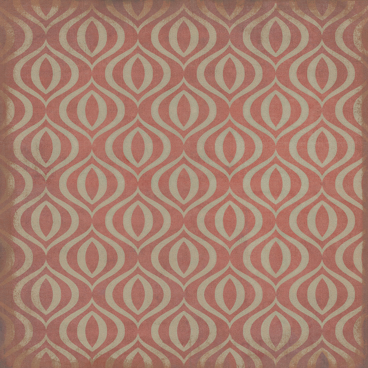 Classic Pattern 15 Genie - vinyl floor cloth sizes 36x36, 48x48