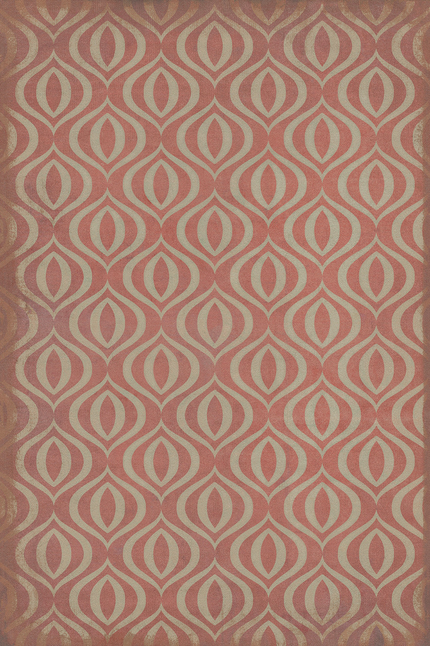 Classic Pattern 15 Genie - vinyl floor cloth sizes 20x30, 24x36, 30x44, 38x56, 52x76, 70x102
