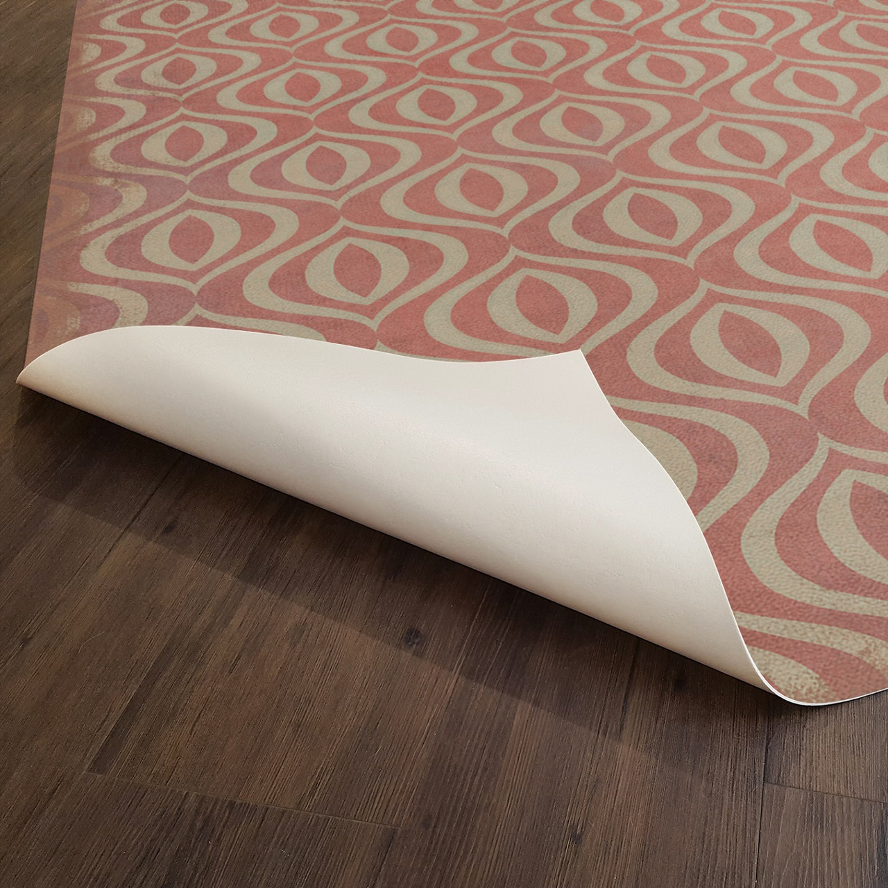 Classic Pattern 15 Genie - vinyl floor cloth underside 