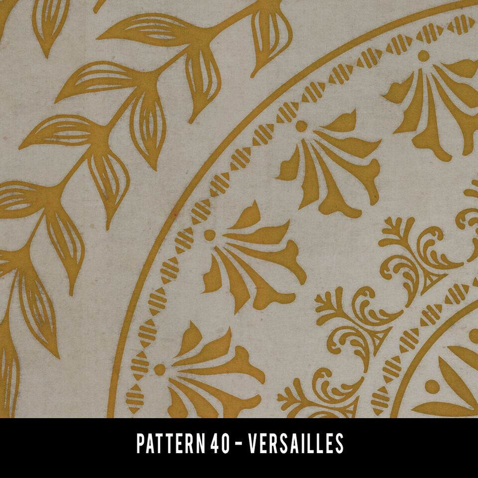 Pattern 40 Versailles - vinyl floor cloth swatch sample