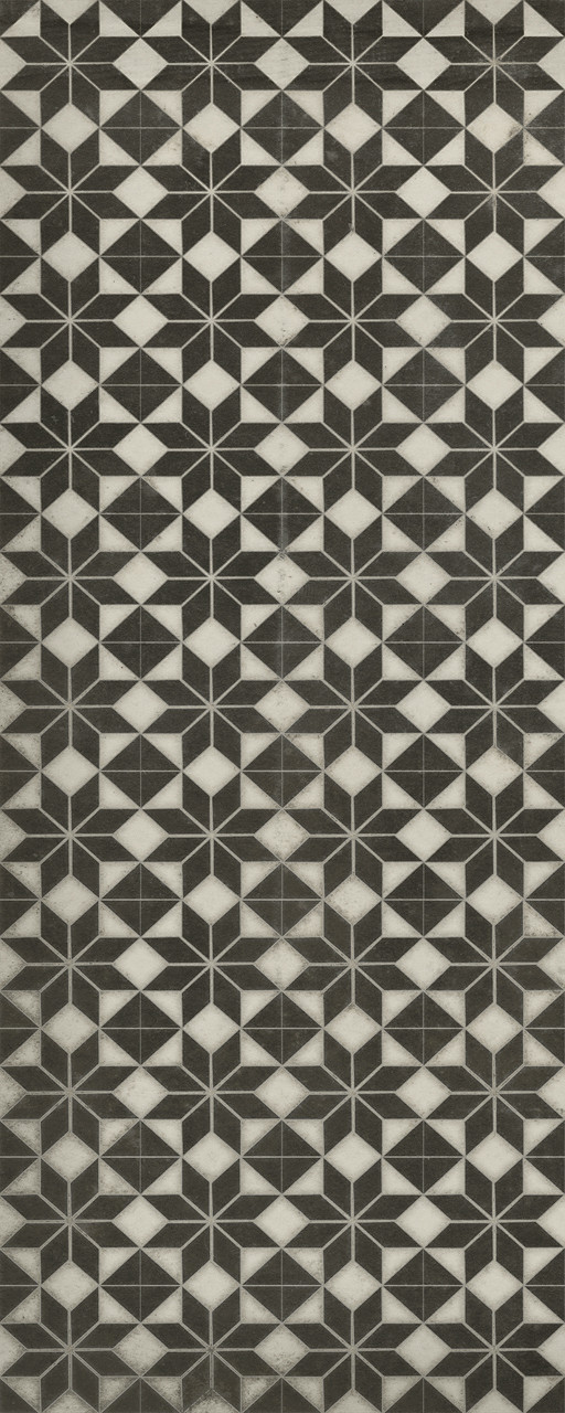 Pattern 20 Stargazer (no border) - vinyl floor cloth sizes 30x75, 36x90