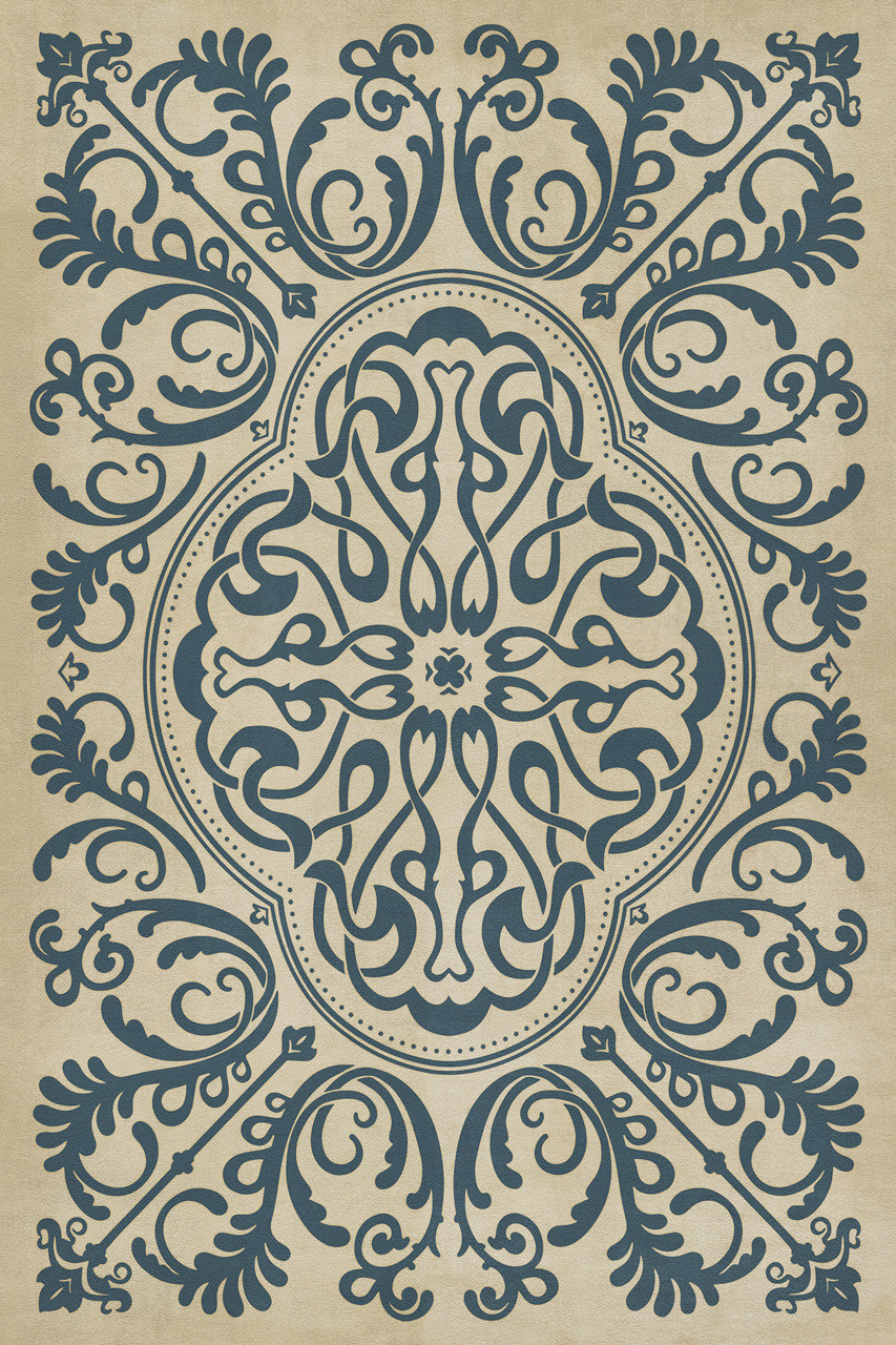 Pattern 39 Gin Rummy - vinyl floor cloth, Image for all rectangle sizes