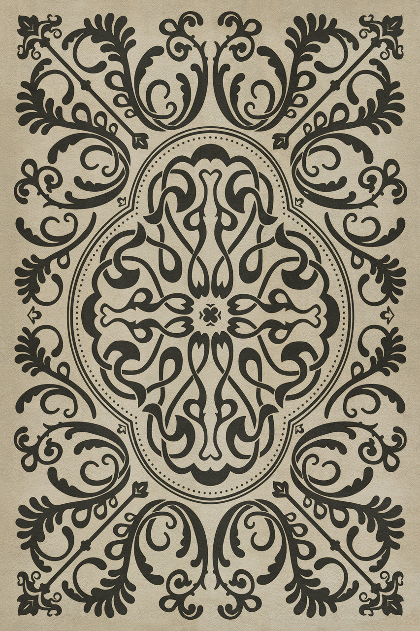 Stencil Deco Floral 002 Flor Vintage