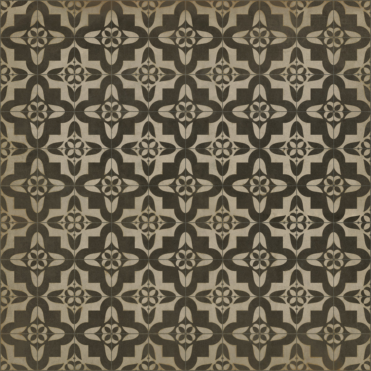 Pattern 33 Boggled - vinyl floor cloth sizes 60x60, 72x72, 84x84