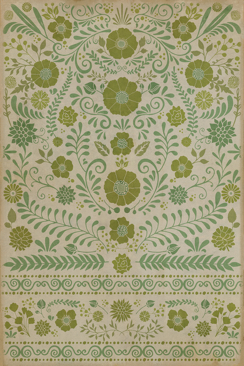 Pattern 36 A Little Hope - vinyl floor cloth, Image for all rectangle sizes