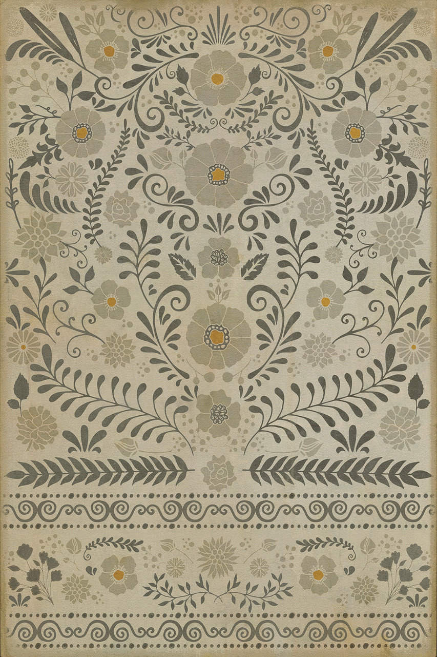 Pattern 36 Common Sense - vinyl floor cloth, Image for all rectangle sizes