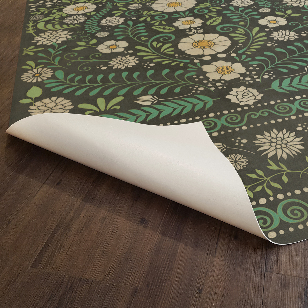 Pattern 36 The Arranger of Disorder - vinyl floor cloth underside 