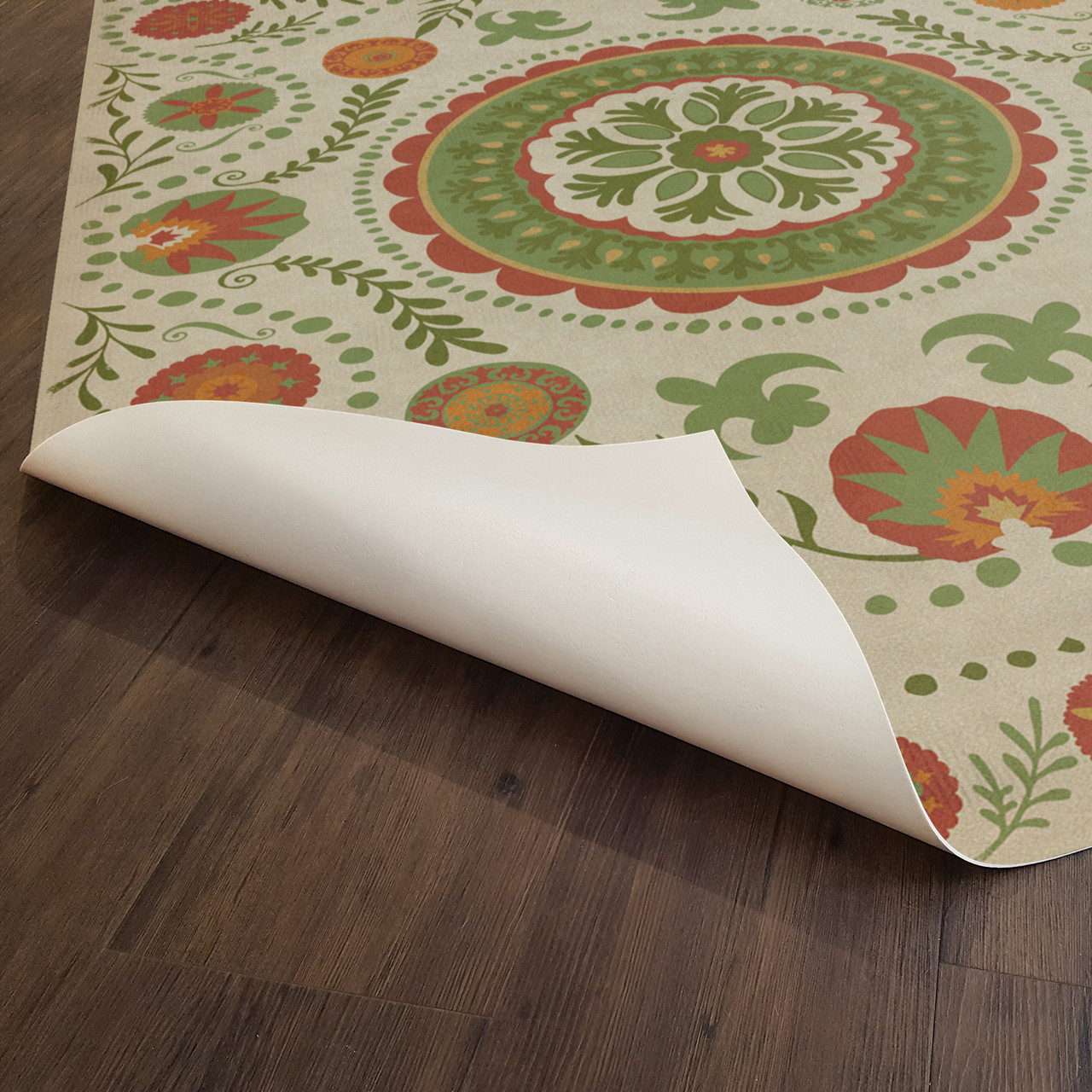 Pattern 38 Winter - vinyl floor cloth