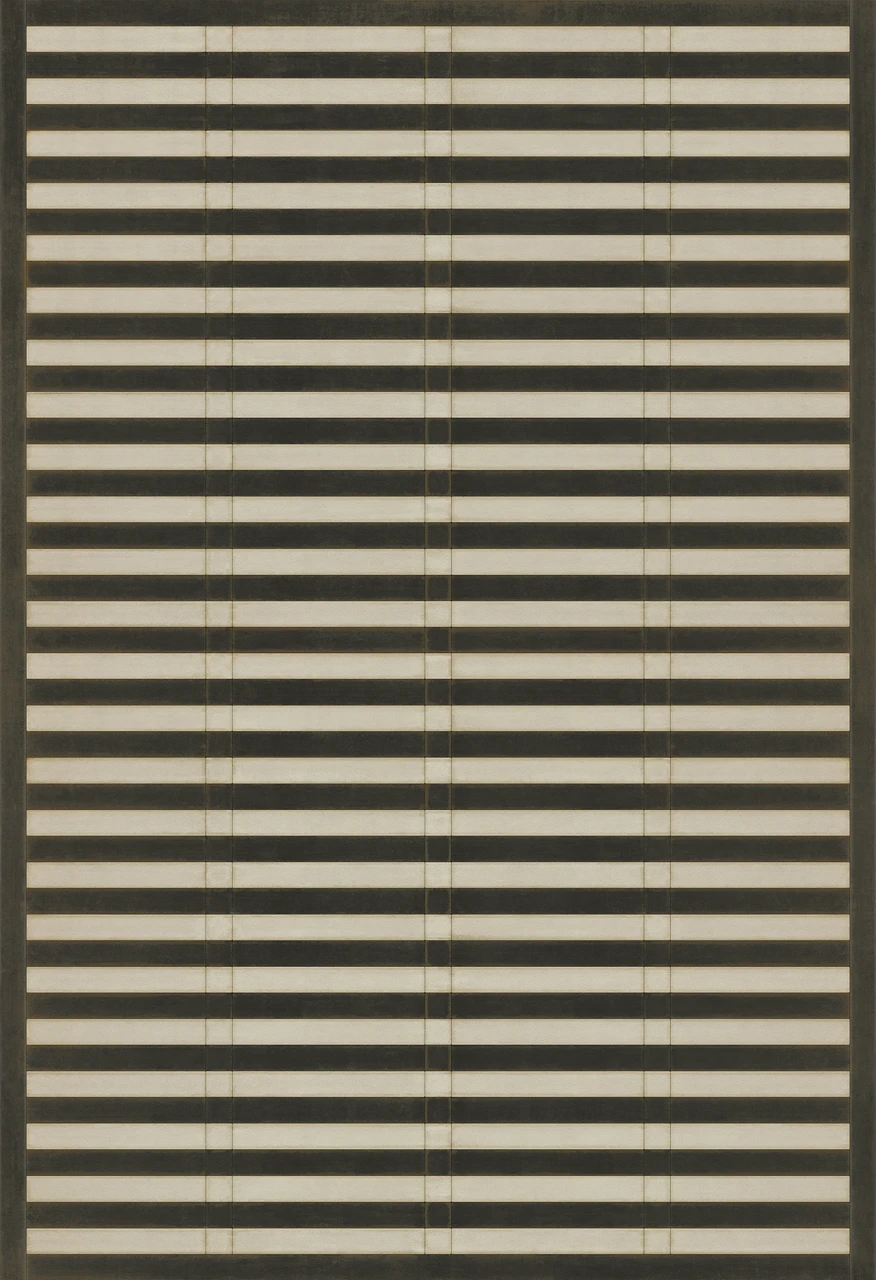 Pattern 18 Mandarin - vinyl floor cloth sizes 52x76, 70x102