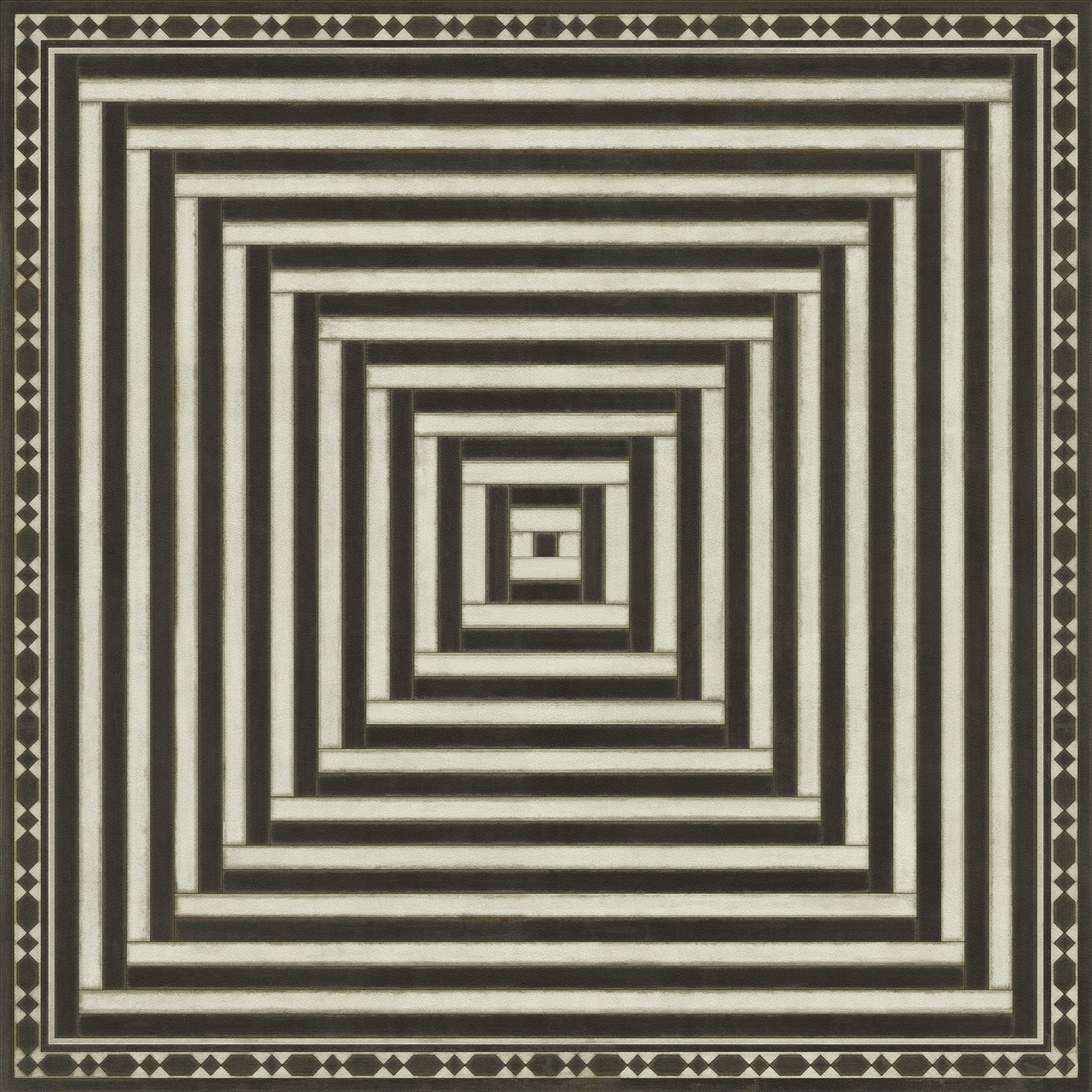 Pattern 18 Mandate of Heaven - vinyl floor cloth size 84x84