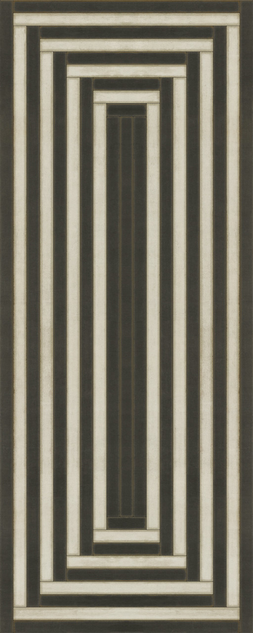 Pattern 18 The Emperor - vinyl floor cloth sizes 30x75, 36x90