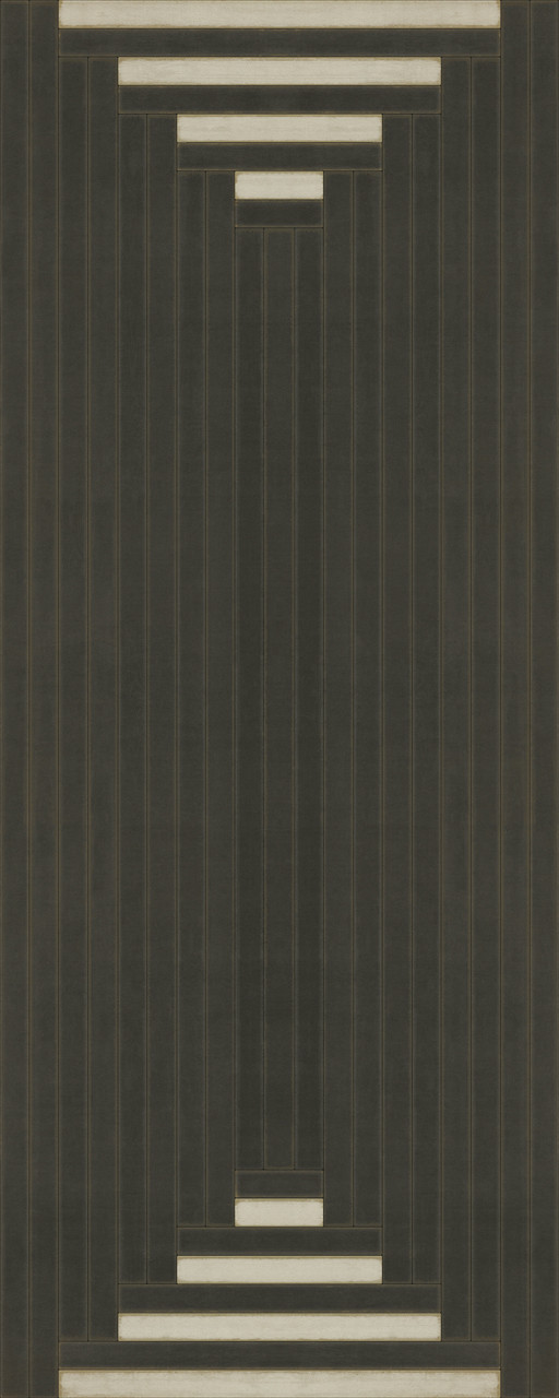 Pattern 18 The Regent - vinyl floor cloth sizes 30x75, 36x90