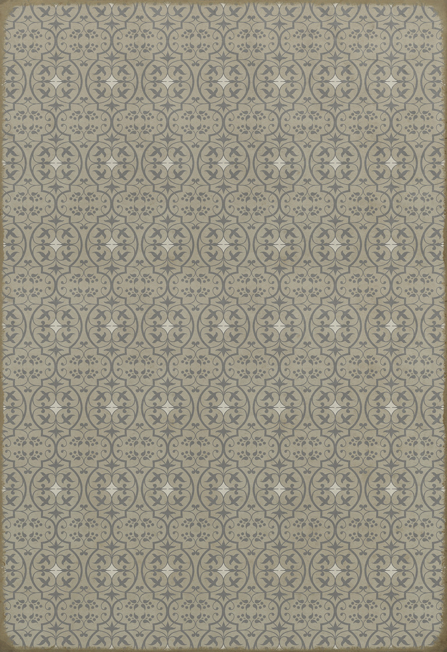 Pattern 51 Prose and Poetry - vinyl floor cloth sizes 96x140, 120x175