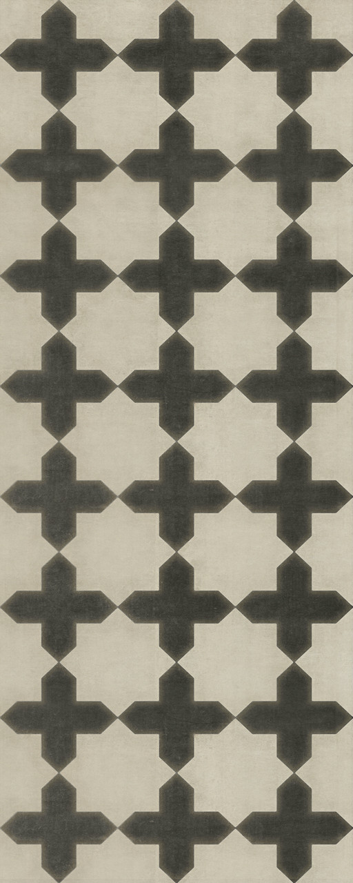 Pattern 23 Coptic - vinyl floor cloth sizes 30x75, 36x90