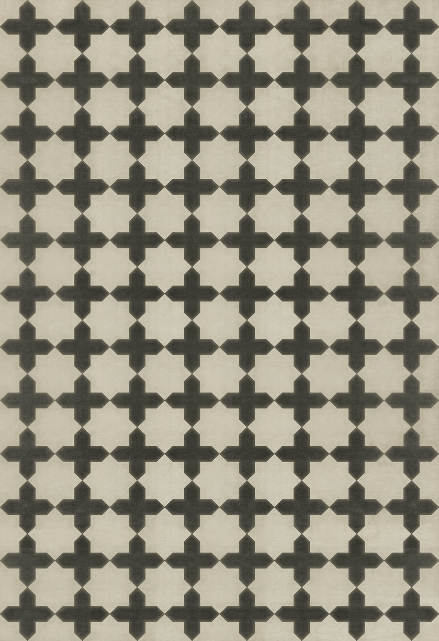 Pattern 23 Coptic - vinyl floor cloth sizes 96x140, 120x175