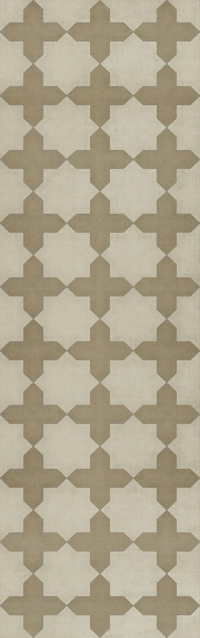 Pattern 23 Nazareth - vinyl floor cloth sizes 24x77, 26x83, 30x96, 36x115
