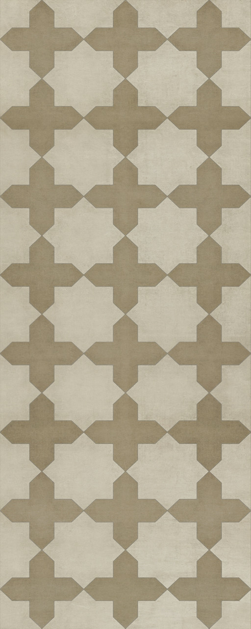 Pattern 23 Nazareth - vinyl floor cloth sizes 30x75, 36x90