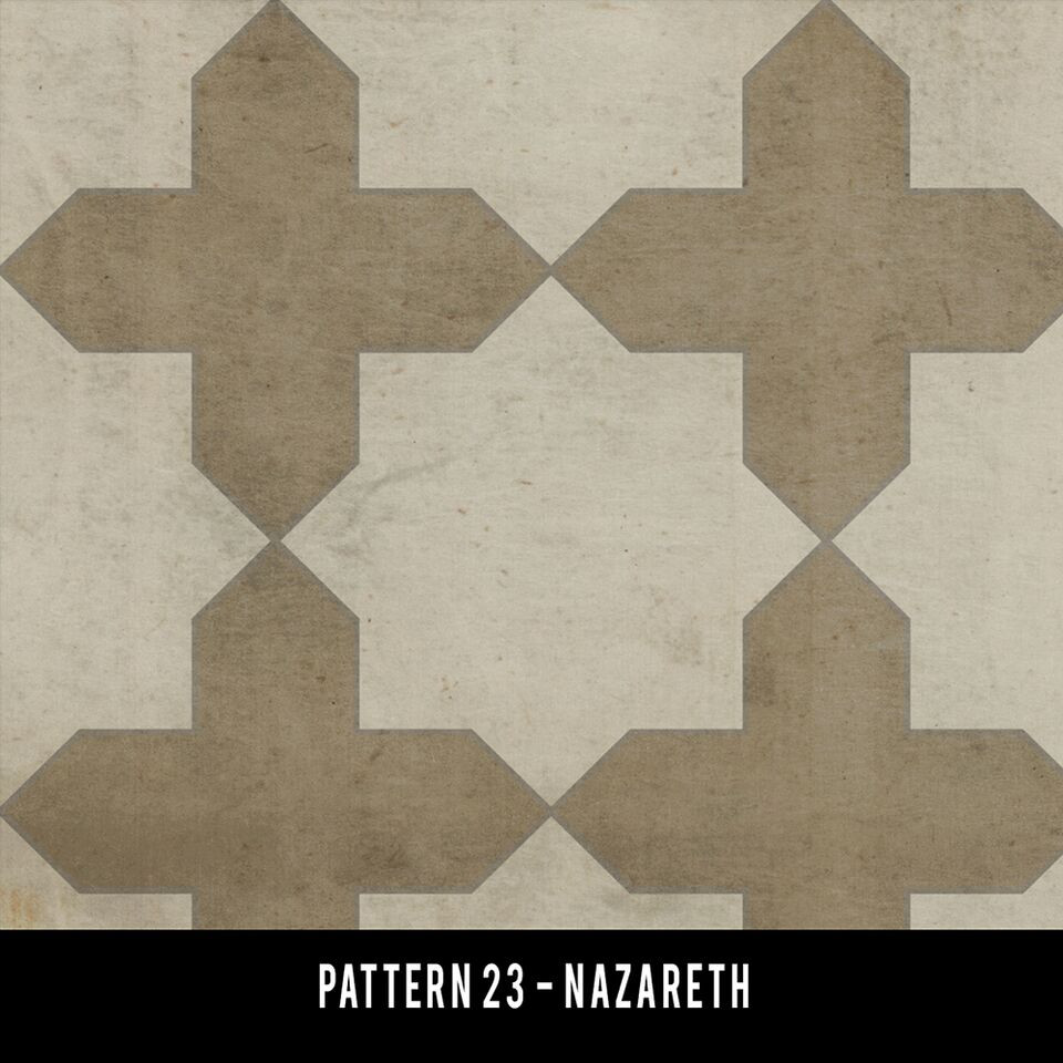 Pattern 23 Nazareth - vinyl floor cloth swatch sample