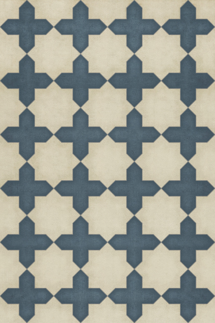 Pattern 23 It is in the Sky - vinyl floor cloth sizes 20x30, 24x36, 30x44, 38x56