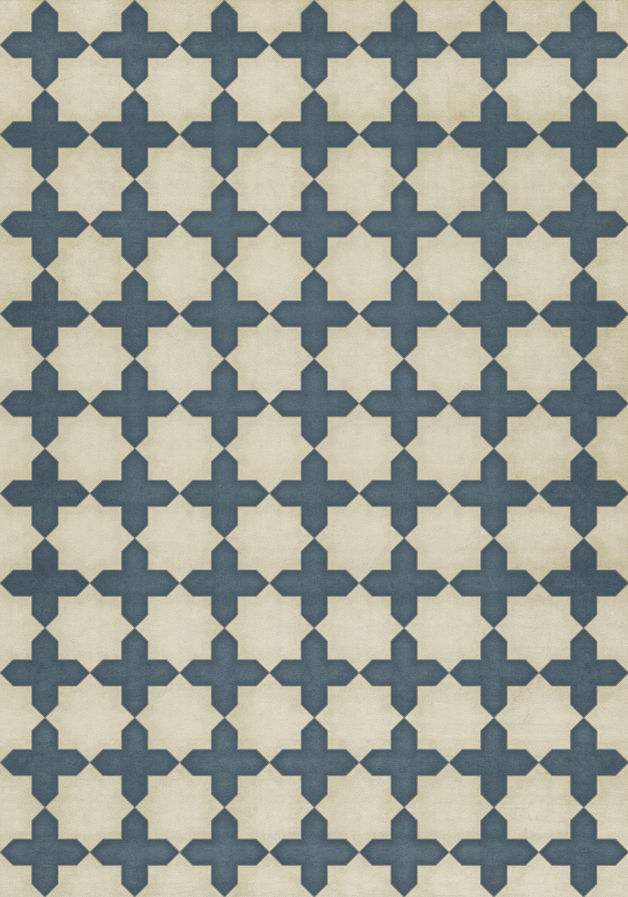 Pattern 23 It is in the Sky - vinyl floor cloth size 84x120