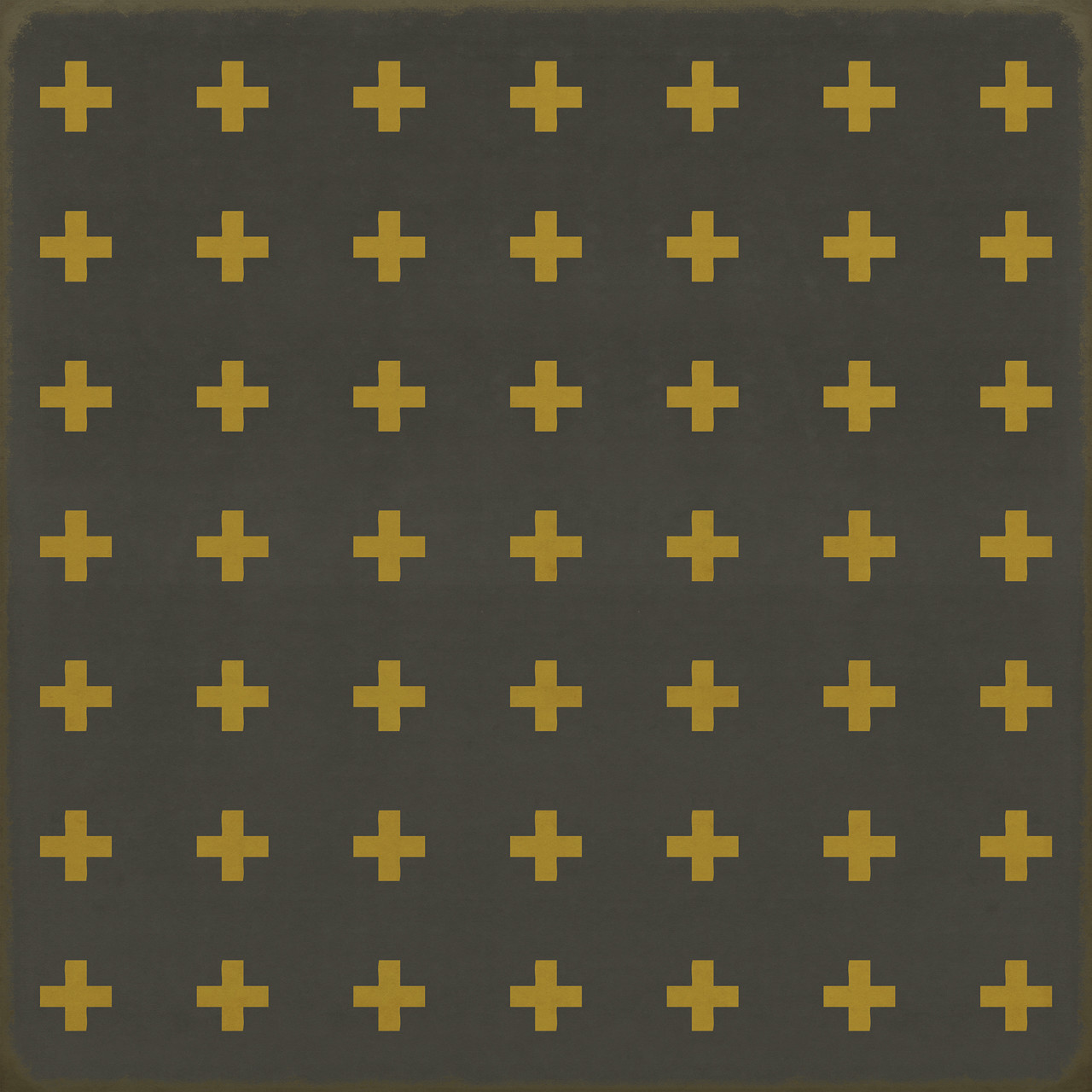 Pattern 24 Samos - vinyl floor cloth 96x96, 120x120