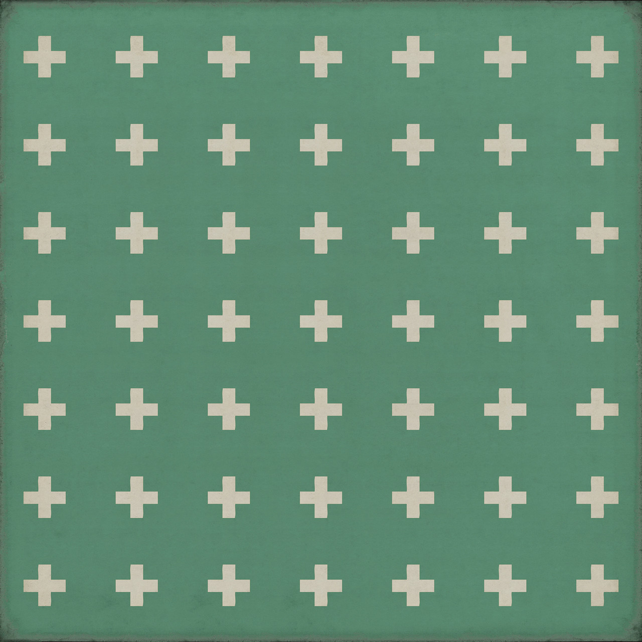 Pattern 24 Hydra - vinyl floor cloth sizes 96x96, 120x120