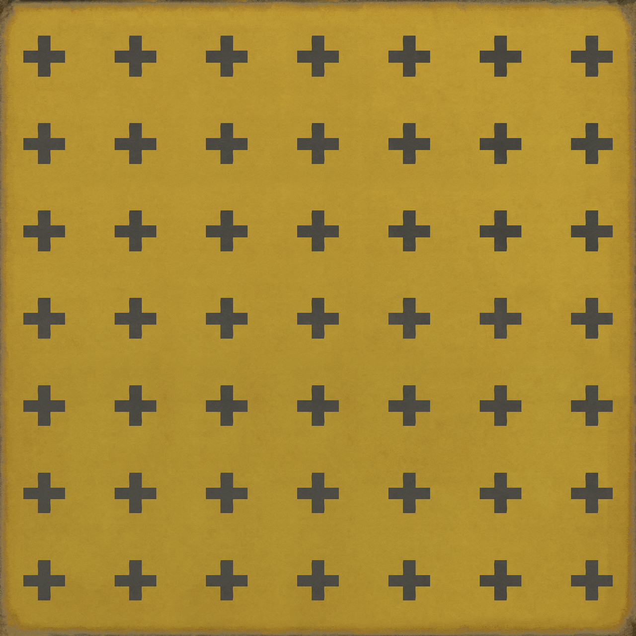 Pattern 24 Crete - vinyl floor cloth sizes 96x96, 120x120