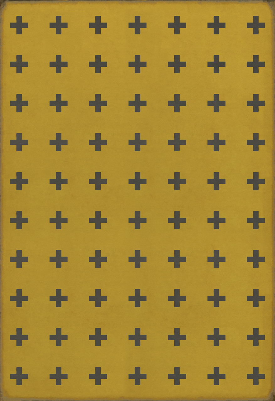 Pattern 24 Crete - vinyl floor cloth sizes 96x140, 120x175