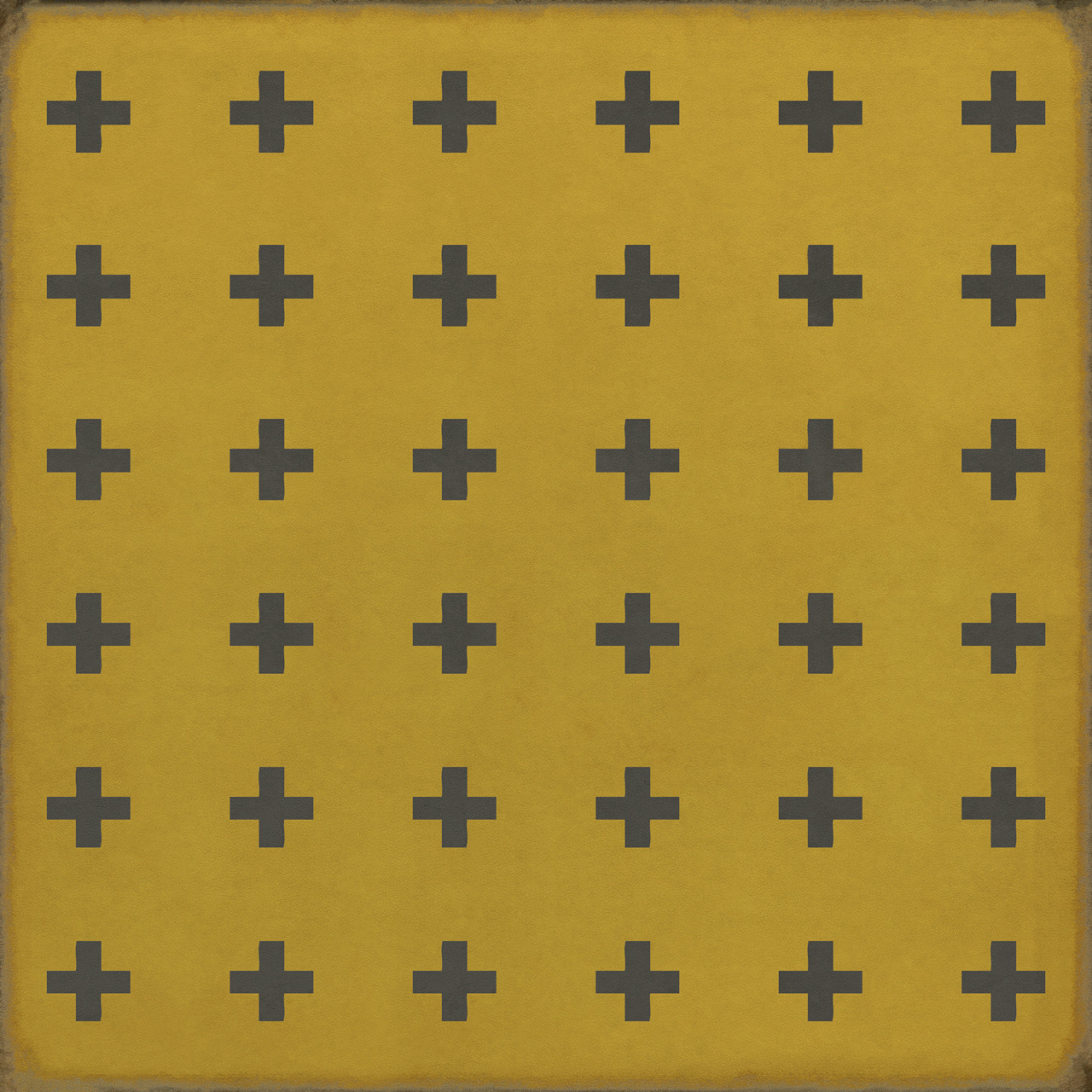 Pattern 24 Crete - vinyl floor cloth sizes 60x60, 72x72, 84x84