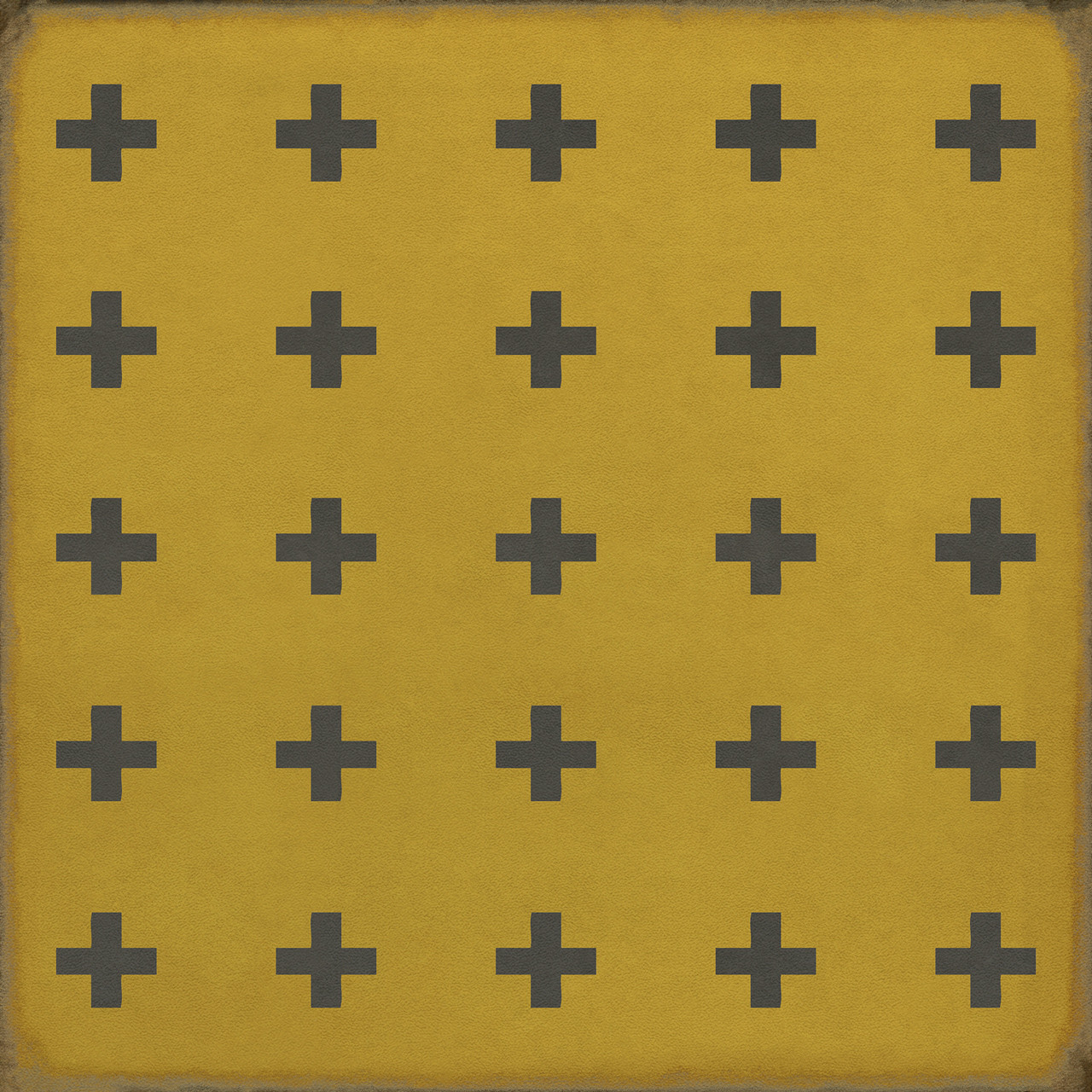 Pattern 24 Crete - vinyl floor cloth sizes 36x36, 48x48