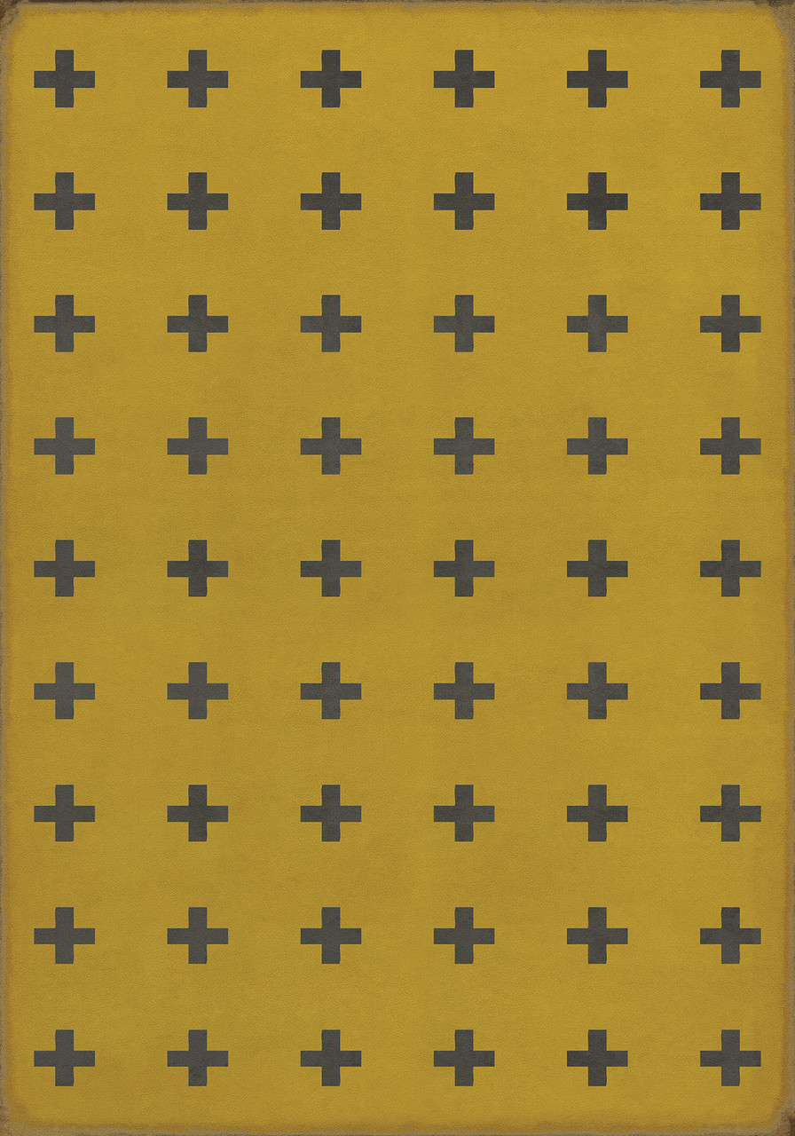 Pattern 24 Crete - vinyl floor cloth sizes 84x120