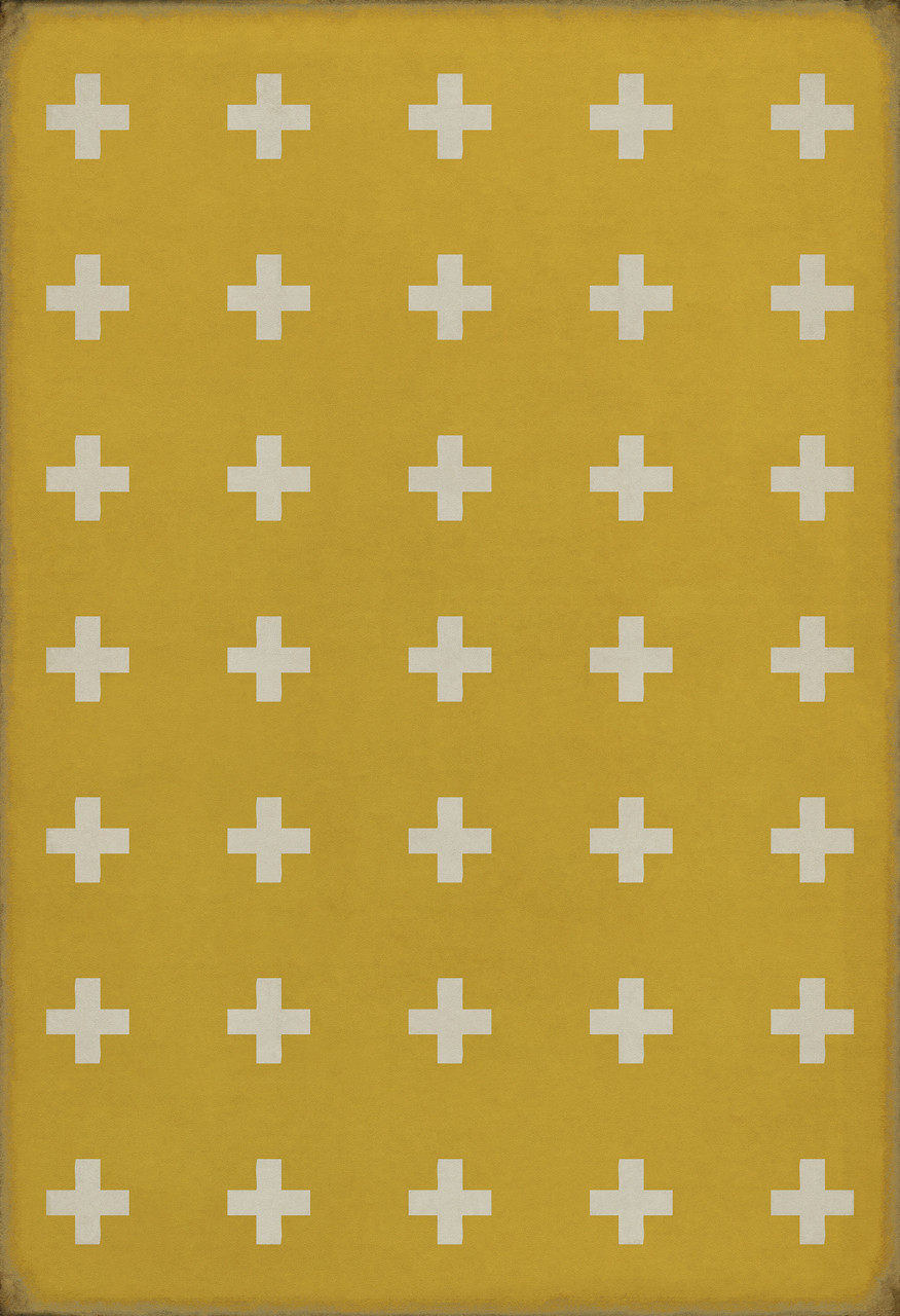Pattern 24 Lemnos - vinyl floor cloth sizes 52x76, 70x102