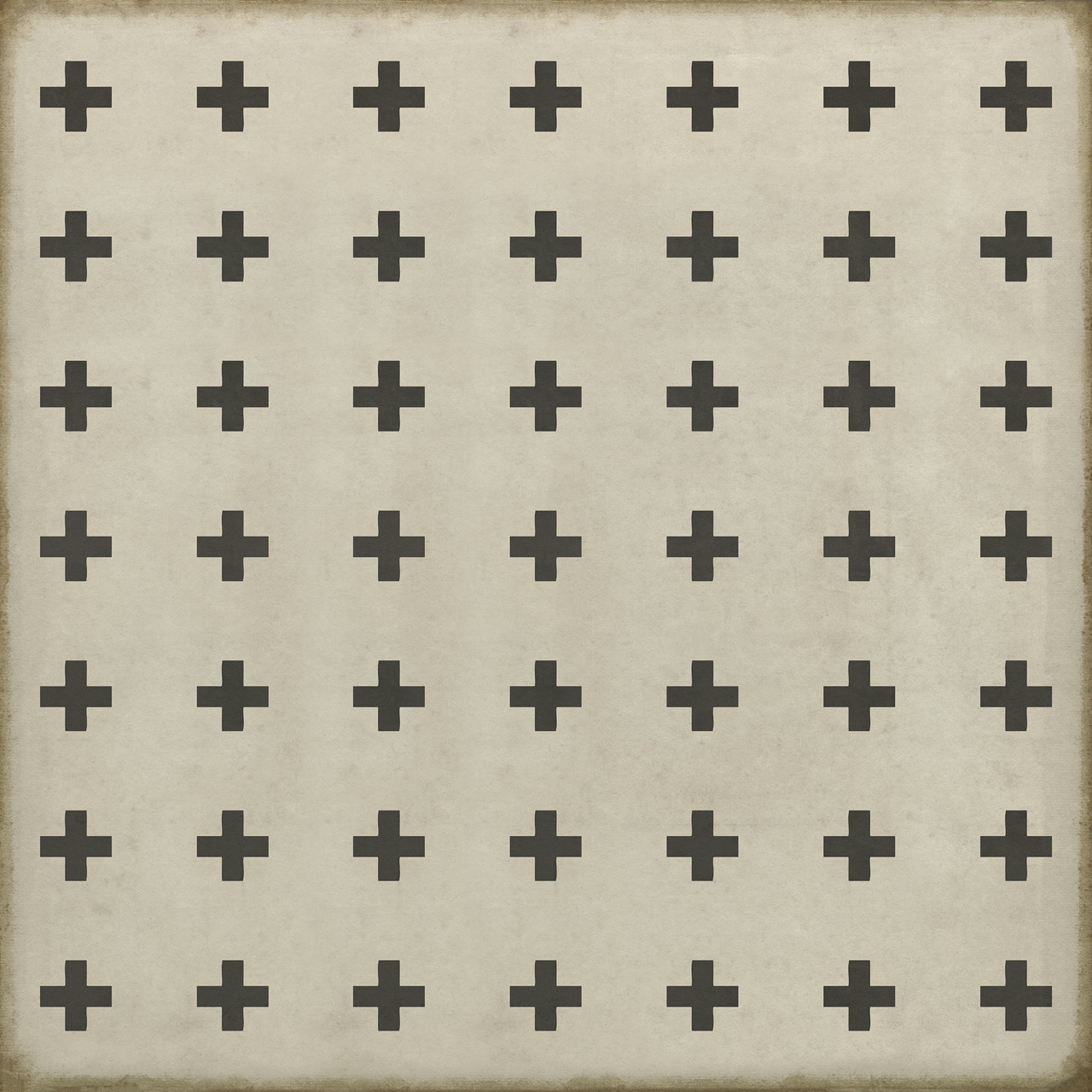 Pattern 24 Ithaca - vinyl floor cloth sizes 96x96, 120x120