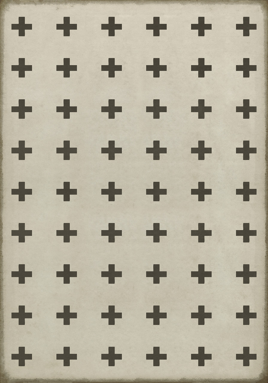 Pattern 24 Ithaca - vinyl floor cloth size 84x120