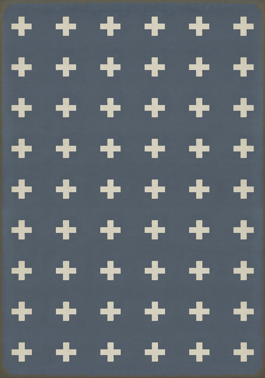 Pattern 24 Greece - vinyl floor cloth size 84x120