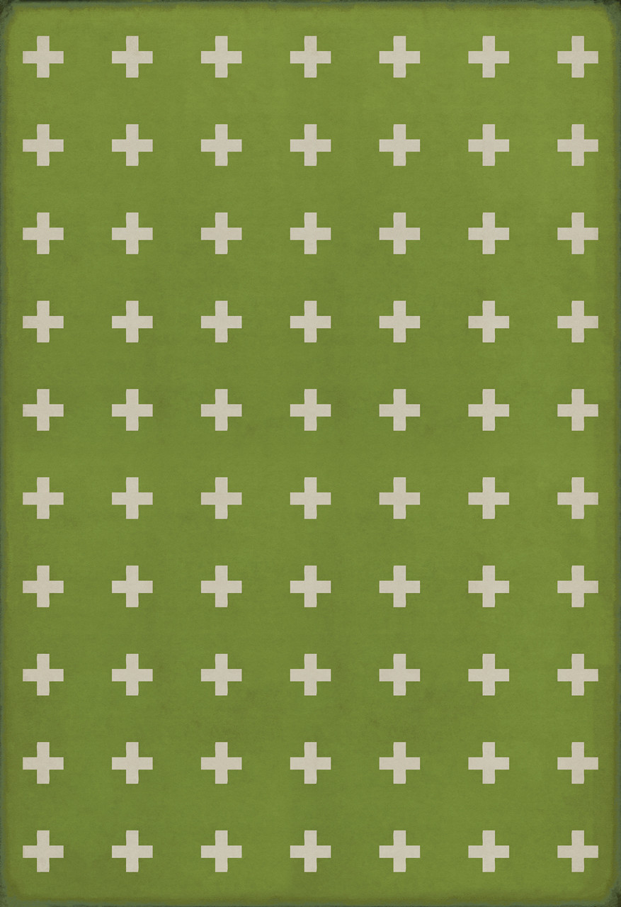 Pattern 24 Corsica - vinyl floor cloth sizes 96x140, 120x175