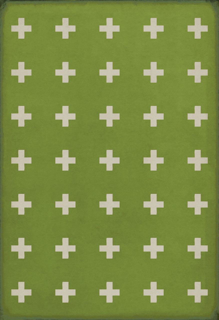Pattern 24 Corsica - vinyl floor cloth sizes 52x76, 70x102