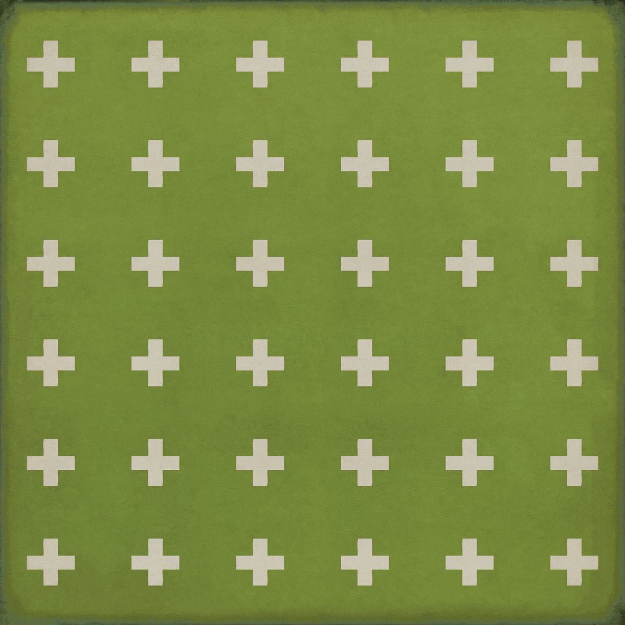 Pattern 24 Corsica - vinyl floor cloth sizes 60x60, 72x72, 84x84